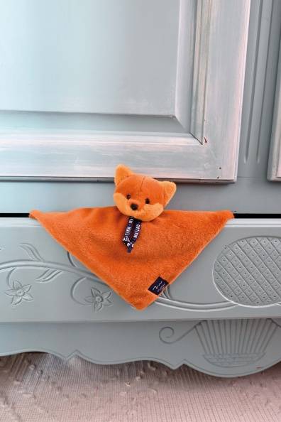 Doudou renard fabriqué en France près de givors