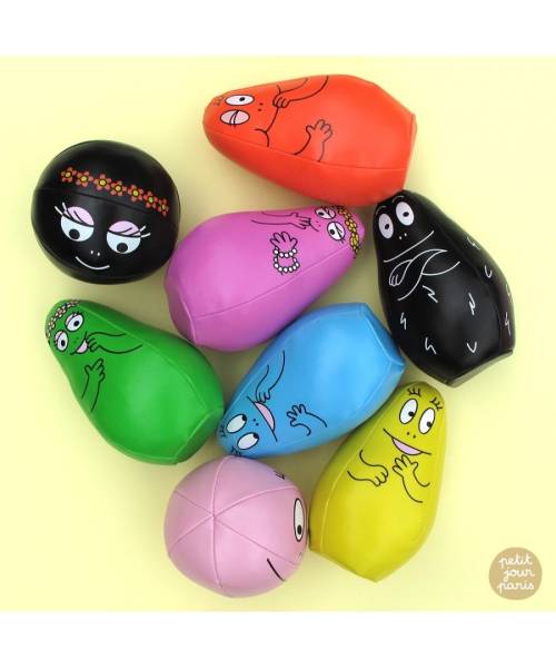 Jeu de quilles Barbapapa petit jour chez Cathy et Bruno 