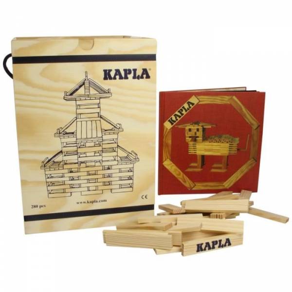 Coffret 280 planchettes KAPLA + livre d'art