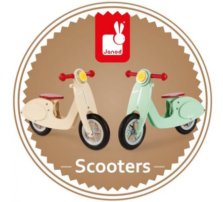 scooters en bois JANOD